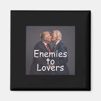 Lustigt trump och Biden Kissing