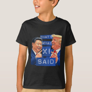 Lustigt Trump och Xi Laughing Shirt - det är vad S T