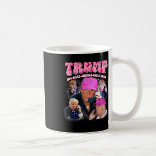 Lustigt Trump Rosa Miss Me ännu Trump 2024 Ta Amer Kaffemugg