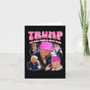 Lustigt Trump Rosa Miss Me ännu Trump 2024 Ta Amer Kort