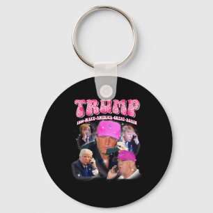 Lustigt Trump Rosa Miss Me ännu Trump 2024 Ta Amer Nyckelring