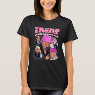 Lustigt Trump Rosa Miss Me ännu Trump 2024 Ta Amer T Shirt