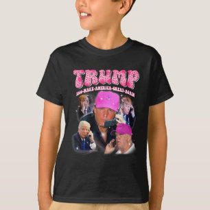 Lustigt Trump Rosa Miss Me ännu Trump 2024 Ta Amer T Shirt