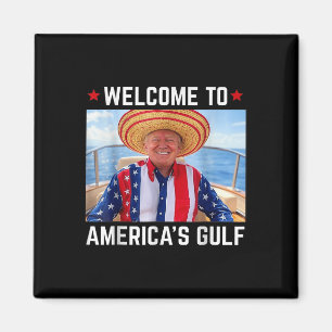 Lustigt Trump Shirt Bukt of US America Trump Ameri Magnet