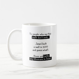Lustigt Trump Shutdown (Stur-mexikanerna, Israel-t Kaffemugg