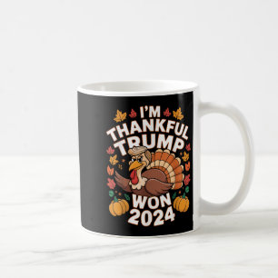 Lustigt Trump Thanksgiving Im Thankful Trump Won 2 Kaffemugg