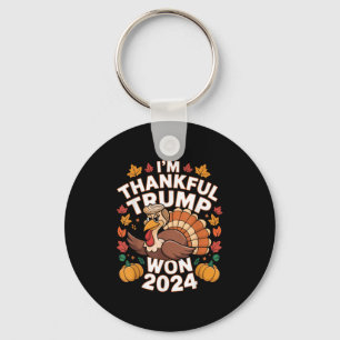 Lustigt Trump Thanksgiving Im Thankful Trump Won 2 Nyckelring