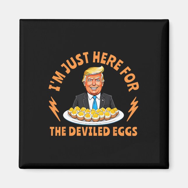 Lustigt Trump-Thanksgiving... Jag är bara här för  Magnet (Framsidan)