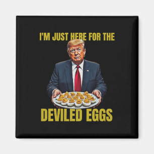 Lustigt Trump-Thanksgiving... Jag är bara här för  Magnet