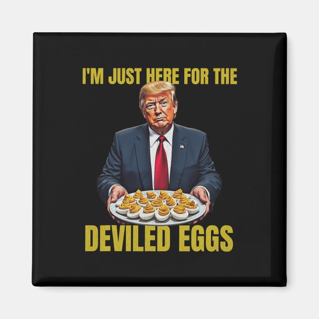 Lustigt Trump-Thanksgiving... Jag är bara här för  Magnet (Framsidan)