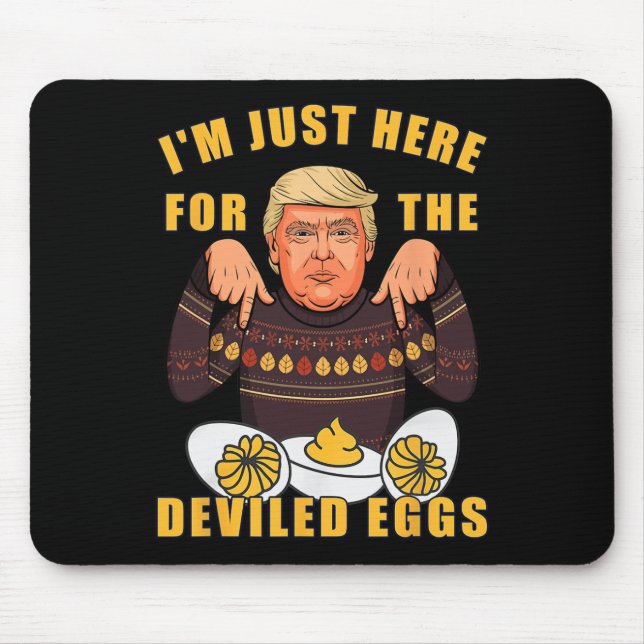 Lustigt Trump-Thanksgiving... Jag är bara här för  Musmatta (Framsidan)
