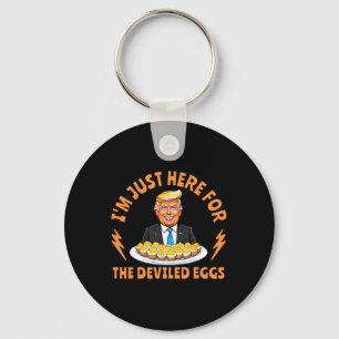 Lustigt Trump-Thanksgiving... Jag är bara här för  Nyckelring