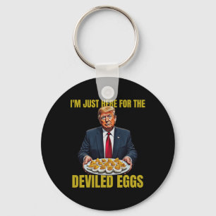 Lustigt Trump-Thanksgiving... Jag är bara här för  Nyckelring