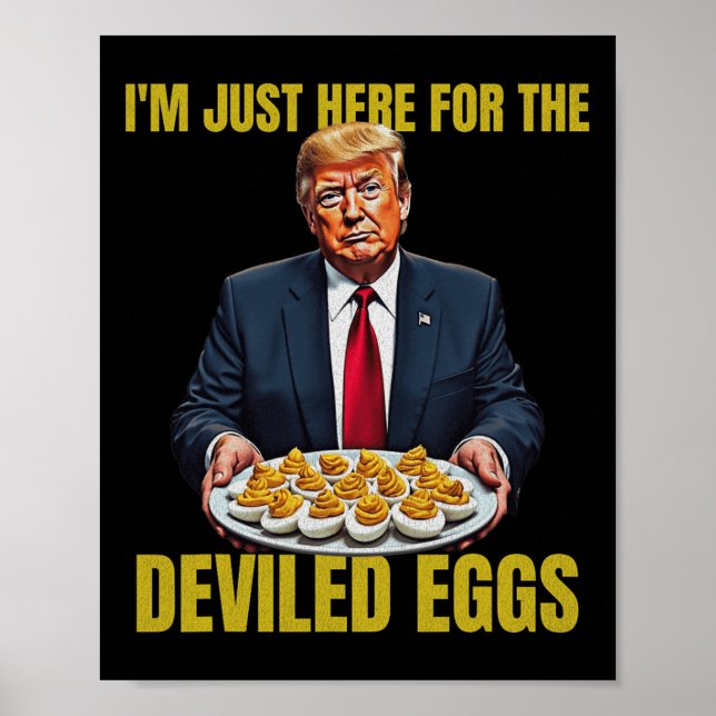 Lustigt Trump-Thanksgiving... Jag är bara här för  Poster (Framsidan)