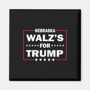 Lustigt Trump Vance W's for Trump Nebraska Manar a Magnet