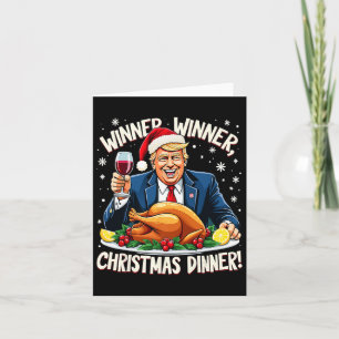 Lustigt Trump Vinnare Juldagen Julafton me Kort
