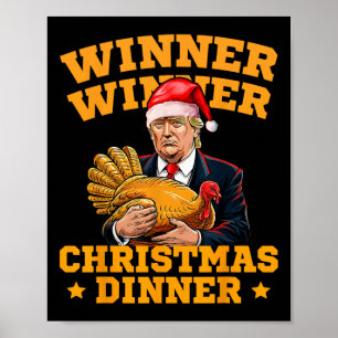 Lustigt Trump Vinnare Julmiddag Turkiet Poster