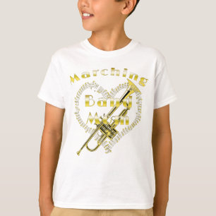 Lustigt Trumpet Marching Band Mamma T Shirt