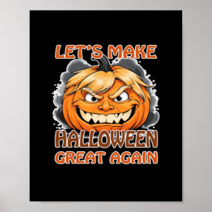 Lustigt Trumpkin - Låt oss Gör Halloween Underbart Poster