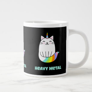 Lustigt tungt majskolvkaffe i metall mugg jumbo mugg