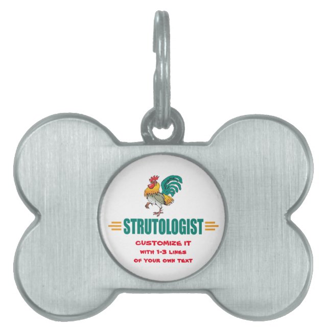 Lustigt Tupp ID-bricka Husdjur (Framsidan)