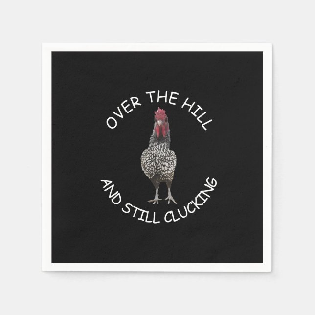 Lustigt Tupp över Backe fortsätter att falla i Par Pappersservett (Framsidan)