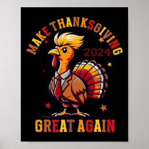 Lustigt Turkiet gör Thanksgivingen Underbar igen Poster