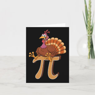 Lustigt Turkiet Pi Day Paj Math Älskare Geek Nerd Kort