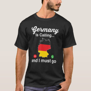 Lustigt Tysklant, jag måste gå i tysk historia T Shirt