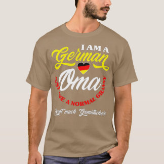 Lustigt Tysklant tyska Oma German Granny Deutsche T Shirt