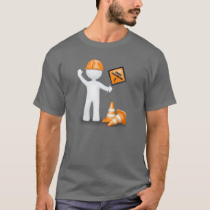 Lustigt under uppbyggnad tee shirt
