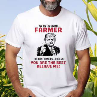 Lustigt Underbarare jordbrukartrump T-Shirt