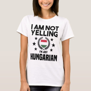 Lustigt ungerskt tal om Ungern som presentidé T Shirt
