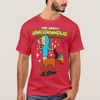 Lustigt Unicorn Farting Rainbow Retro 90s Toon T Shirt
