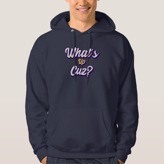 Lustigt, uppåt Manar Women Kids Novelty Family Hoodie (Framsida)
