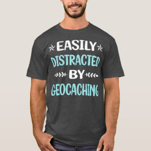 Lustigt uppdelat av Geocache Geo T Shirt