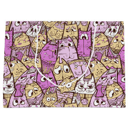 Lustigt uppspelande katter