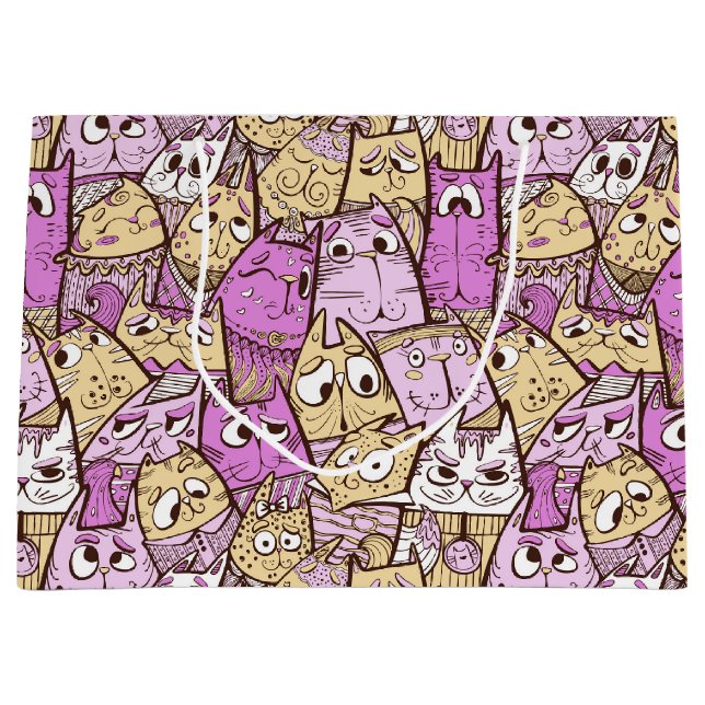 Lustigt uppspelande katter (Framsidan)