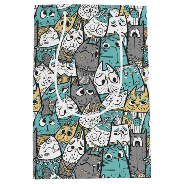 Lustigt uppspelande katter (Framsidan)