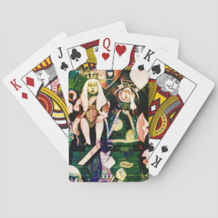 Lustigt uppspelningskort Kung Queen Casinokort