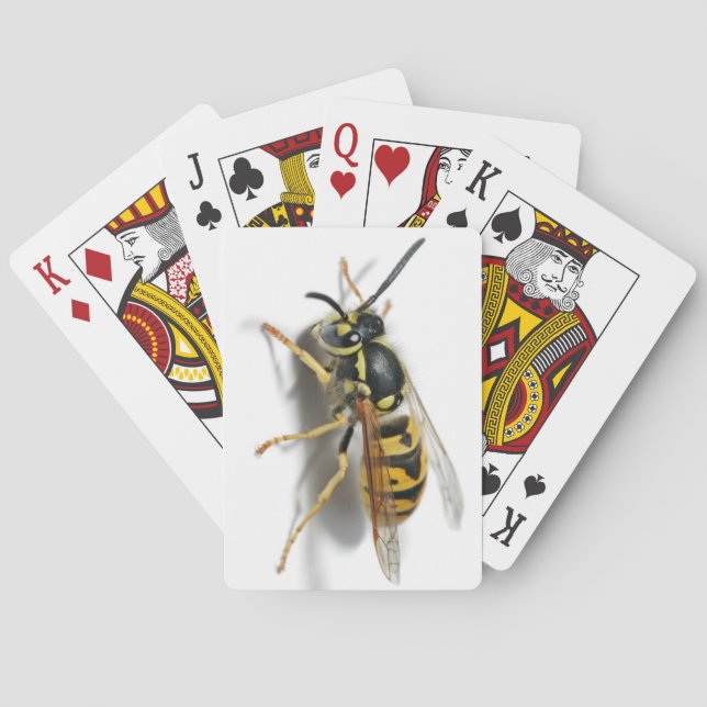 Lustigt uppspelningskort - WASP Spel Kort (Baksidan)