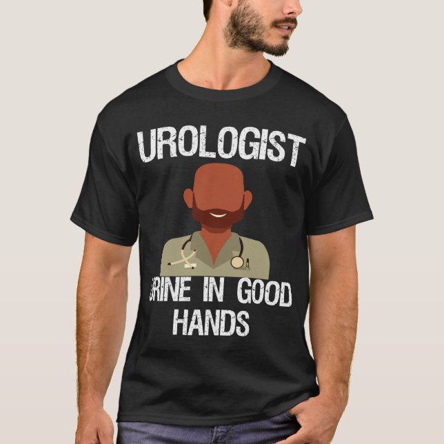 Lustigt Urologist T-shirt (Framsida)