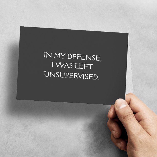 Lustigt ursäkta att jag är ledsen kort (A funny card to say "I'm Sorry"!)