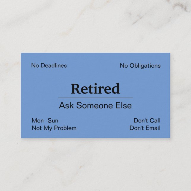 Lustigt utanför Pension Visitkort (Framsida)