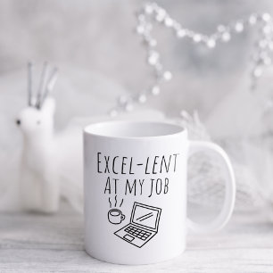 Lustigt utmärkt i mitt jobb kaffemugg