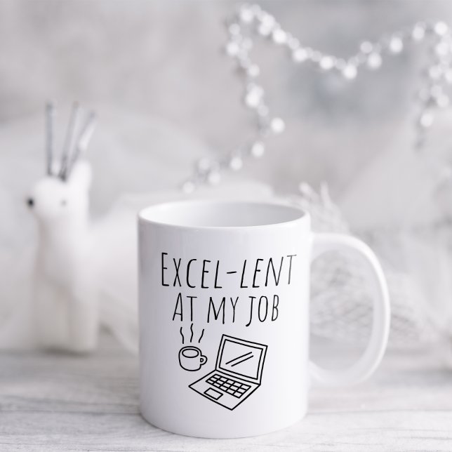 Lustigt utmärkt i mitt jobb kaffemugg (Skapare uppladdad)