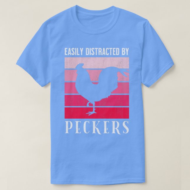 Lustigt utspridd av hackare för kycklinglov t shirt (Design framsida)