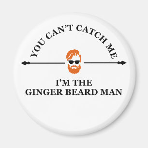 Lustigt uttryck om gingerskägg magnet