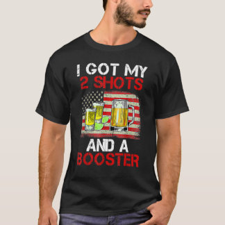 Lustigt vaccinering i Har mina två skott och en bo T Shirt