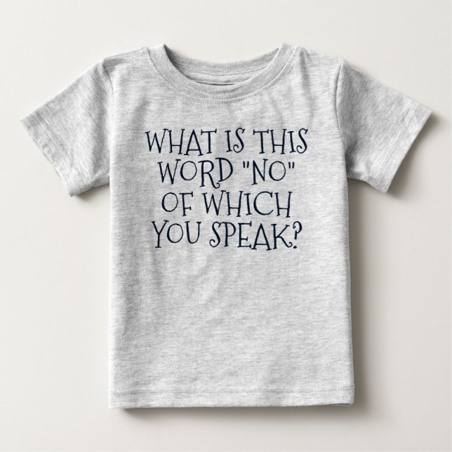 Lustigt "Vad är det här Ord?" T Shirt (Framsida)